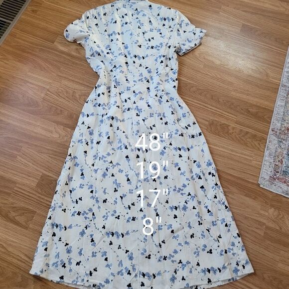 Vintage Mondi Floral Maxi Dress XL - Picture 3 of 8